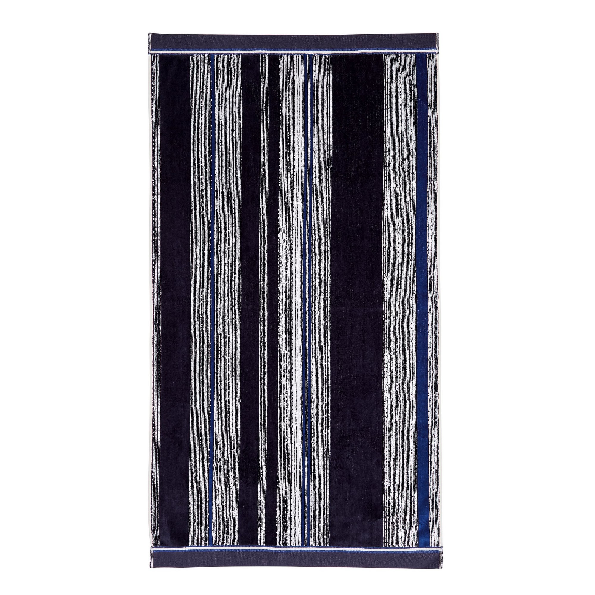 Imara Bath Mat By Bedeck Of Belfast In Navy Blue